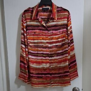 Jones New York Long Sleeve Button-down Top Size 2X